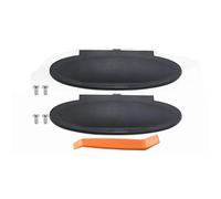 NZBZMBTTVF Couvercle de miroir courtoisie pare-soleil noir, pièces rechange for Porsche 996, 997, 911, Carrera 986, Boxster 987, Cayman, accessoires voiture Auto-Sonnenblende(2 Piece)