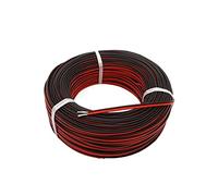 NZBZMBTTVF Fil de cuivre étamé de 5m 10m 50m 2pin DIRIGÉ Câble 2 2AWG 20AWG 18AWG 16AWAWG IEC RVB PVC Extension de bande d'isolation UL2468 Cordon d'alimentation Fils et câbles(20M_28 AWG)