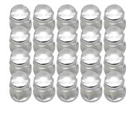NZBZMBTTVF Lot de 20 écrous roue en acier chromé 1/2"-20, coniques for 60 degrés, 32 mm, for Jeep Grand Cherokee Commander Wrangler Ford Mustang Écrou de boulon de roue