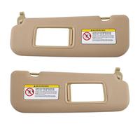 NZBZMBTTVF Pare-soleil de voiture for Hyundai Elantra 2011-2015 plaque protection miroir courtoisie bloquer la lumière du soleil 852103X000TX 852203X000TX Auto-Sonnenblende(Beige a Pairs)