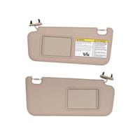 NZBZMBTTVF Pare-soleil de voiture for Toyota RAV4 2006 2007 2008 2009 2010 2011 2012 2013 Beige Gris Gauche Droite Côté Conducteur Côté Passager Auto-Sonnenblende(Beige 1 Pair)