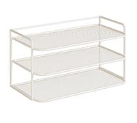 NZBZTUKUWP Rack De Stockage De Routeur Monté sur Mur Élargi À Trois Couches Blanc, Étagère De Décodeur, 30/40/50cm en Option, Conception Stable