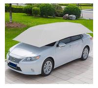 NzEupno Couvre-Voiture Automatique Universelle, Abri D'Auto à La TéLéCommande Et Rack De Toit, Tente De Parole De Voiture ComplèTe, Ombre De La Cale De Voiture Jusqu'à 95%, 3,8 * 2,7M Grey