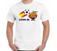 NZFBBJMGB Espana 82 T-Shirt Spain Mens Retro World Cup Spanish Top Kit Jersey