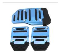 NZGZLMMETK Pédale Frein Voiture Lot 3 Pédales Course Universelles Antidérapantes Aluminium Accélérateur Frein Engrenage Automatique(Blue Set)