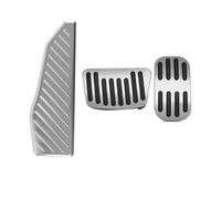 NZGZLMMETK Pédale Frein Voiture Pédale D'accélérateur Voiture Pédales Frein Couvre-pédales Pédales Repos pour Corolla pour Cross XG10 2021 2022 2023 2024 2025 pour Hybride(3pcs Silver)