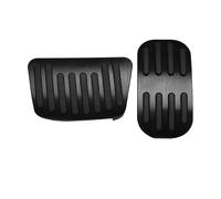 NZGZLMMETK Pédale Frein Voiture Pédale D'accélérateur Voiture Pédales Frein Couvre-pédales Pédales Repos pour Corolla pour Cross XG10 2021 2022 2023 2024 2025 pour Hybride(at 2pcs Black)