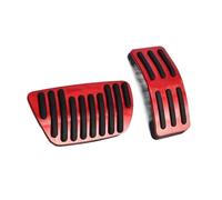 NZGZLMMETK Pédale Frein Voiture pour Great pour Wall pour Haval H9 2024 H9 Aluminium Carburant Accélérateur Frein Pédale Couverture Antidérapant Pad(Red 2 pcs)