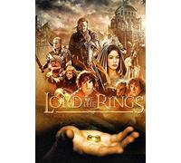 nzhma 5D Seigneur des Anneaux Diamant Peinture par Numéro Kit DIY Diamant Peinture Diamant Rond Broderie Art Affiche Mur Deoration 40X50cm