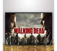 nzhma DIY 5D Diamond Painting, The Walking Dead Film, Point De Croix Plein Diamant Cristal Strass Broderie Image Artisanat Décoration Murale Cadeau (Carré 40 x 60 cm)