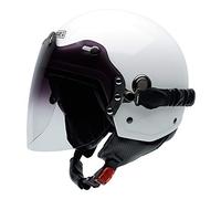 NZI Casque de Moto Tonup Visor Graphics, Noir, 54