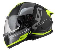 NZI Casque moto Combi 3 Duo Orbe Black / Anthracite / Yellow XL