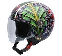 NZI Helix IV Graphics Casque de Moto, Fractale, L