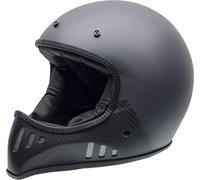 NZI MAD Carbon Casque de Moto, Anthracite mate, Taille X-Grand