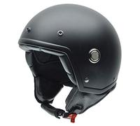 NZI Tonup Casque de Moto, Noir Mat, 55-56