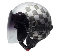 NZI Tonup Visor Casque avec Graphics Circuit, Circuit, Taille XXS