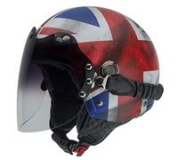 NZI Tonup Visor Casque avec Graphics Great, Great, Taille XXS
