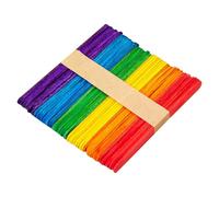 Nzj274 Bâtons de glace colorés en bouleau naturel faits à la main pour faire soi-même Bâtons de glace emballés dans un sac d'additifs adaptés aux additifs (A, 9,3)