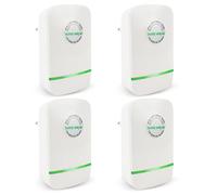 Nzkeuf 4PCS Stop Watt Dispositif D'économie D'énergie, 90~250V Prise UE, Économiseur D'énergie pour Bureaux, Centres, Maison, Haute Efficacité et économie d'argent