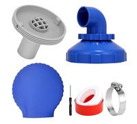 Nzkeuf Buse d'entrée de piscine 32 mm, buse de sortie de piscine rotative à 360° avec tête pivotante, buse de piscine réglable pour buse de piscine In-tex Best-Way