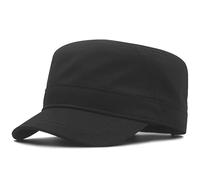 NZLTQO Chapeau haut plat surdimensionné pour homme XXL réglable en coton grande tête chapeaux grande tête chapeaux respirants cadet casquettes militaires, 57 à 59 cm, taille unique