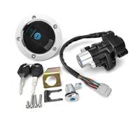 NZNVKCFL Jeu Clés Couvercle De Bouchon De Gaz De Carburant, Interrupteur D'allumage pour Suzuki GSF650 pour Bandit 650 GSF650S GSF1200 GSF1250 GSF1250S GSX650F pour Katana 650 Serrure Contact Motos