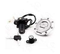 NZNVKCFL Kit De Clé De Verrouillage De Siège De Commutateur D'allumage De Bouchon De Gaz De Carburant De Moto pour Yamaha MT09 MT-07 YZF R6 YZFR6 YZF-R6 MT-09 MT07 Serrure Contact Motos