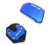NZNVKCFL Support Béquille Moto Kit Coussinets D'extension Béquille Latérale pour Moto pour PCX160 PCX 160 2021 2022, Ensemble D'agrandissement Plaque(clor12)