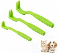 Nzoike 3 Pièces Tire Tique,Pince a Tique Plastique,pour Chiens Chats Efficace Tick Removal Tool