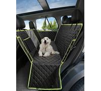 nzonpet Housse de siège de Voiture 4 en 1 pour Chien, 100% imperméable, résistante aux Rayures, hamac pour Chien avec Grande fenêtre en Maille, Housse de siège arrière antidérapante Durable, pour