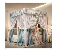 NZPOST Ciel de lit occultant de Luxe, Rideau de lit Anti-poussière et Coupe-Vent, moustiquaire décorative pour Chambre de Princesse