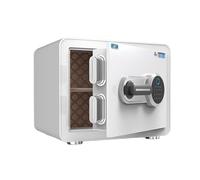 NZPOST Coffre-Fort à Bijoux électronique à Empreinte Digitale - Coffre de sécurité en Acier allié avec Mot de Passe virtuel et Alarme antivol Multiple