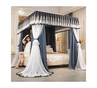 NZPOST Moustiquaire à baldaquin de Luxe européenne, Rideaux occultants et Anti-poussière pour lit superposé, pour Chambre de Princesse, pour lit Simple