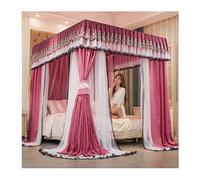 NZPOST Moustiquaire à baldaquin de Luxe européenne, Rideaux occultants et Anti-poussière pour lit superposé, pour Chambre de Princesse, pour lit Simple