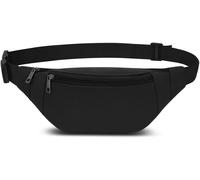 Nzqaf-Banane Ceinture De Course Homme Femme - Sac À La Taille Etanche Réglable Pour Cyclisme, Gym, Balade, Escalade, Voyage, Randonnée (Noir)