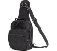 Nzqaf-Huntvp Sac Bandoulière Homme Sac D'epaule Tactique Sac De Poitrine Femme Molle Sacoche Bandoulière Sac De Militaire Multifonction Pour Sport Chasse Cyclisme Camping Excursion Randonnée