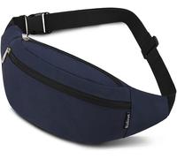 Nzqaf-Sacs Banane Ville De Sécurité Pour Voyage Randonnée Homme Femme, Acs De Sport Vélo À Dos Waist Fanny Pack Running Outdoor Sport De Randonnée (Bleu Foncé)