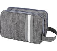 nzqaf-Trousse de Toilette pour Hommes et Femmes, Grand Multifonction Imperméable Sac Cosmétique, Trousse de Toilette de Voyage/Sac Organisateur(Rose)
