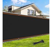 NZQXJXZ Brise Vue 1,8×15m, Filet de Jardin, Pare Vue Extérieur en Polyéthylène Résistant aux UV et au Vent pour Terrasse, Balcon, Jardin - avec Trous et Attaches de Câble