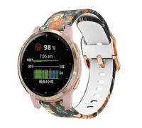 NZVCQVPU 18mm Watch Band For C2 For Vivoactive 3S/4S/Venu 2/Active S Rey Silicone Strap Smart Easyfit Replacement Accessories