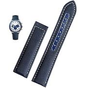 NZVCQVPU 19mm 20mm Canvas Watch Strap For Omega New 300 AT150 Leather Nylon Watch Band Men Accessories Blue Black