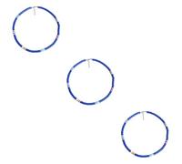 NZVCQVPU 2 perles blanches, 45X0.6cmx3pcs, Standard, Standard