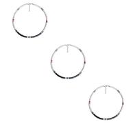NZVCQVPU 2 perles blanches, 45X0.6cmx3pcs, Standard, Standard