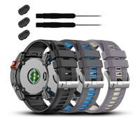 NZVCQVPU 20 mm compatible avec Fenix 7S 7S Pro 6S 6S Pro 5S 5S plus bande de montre, sangles en silicone souple pour approche S70 42 mm/instinct 2s / descente MK2S Smartwatch