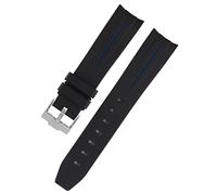 NZVCQVPU 20mm Rubber Watchbands With Pin Buckle For 20mm Watch Strap Waterproof Silicone Bracelet Watch Accessories Parts with Tools