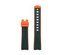 NZVCQVPU 20mm Silicone Replacement Watch Band Omega 300 AT150 Aqua Terra 8900 Steel Buckle Series Watch Strap