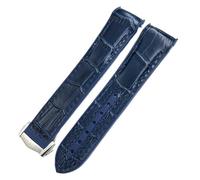 NZVCQVPU 22 mm 21 mm 20 mm Nouveau tissu en nylon Cow Hide Composite Watch Band Ajustement pour Omega 300 Planet Ocean 600 Watch Socle