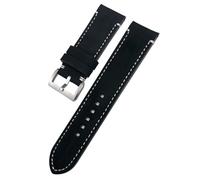 NZVCQVPU 23 mm 22 mm Bandons de monator à carres de vache pour Zenith pour Tudor Black Bay Bronze Blancpain Handmade Brown Leather Watch Strap