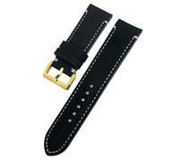 NZVCQVPU 23 mm 22 mm Bandons de monator à carres de vache pour Zenith pour Tudor Black Bay Bronze Blancpain Handmade Brown Leather Watch Strap