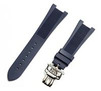NZVCQVPU 25mm Rubber Silicone Watch Strap Folding Buckle Watchbands For PATEK PHILIPPE Strap Nautilus Series Watchband